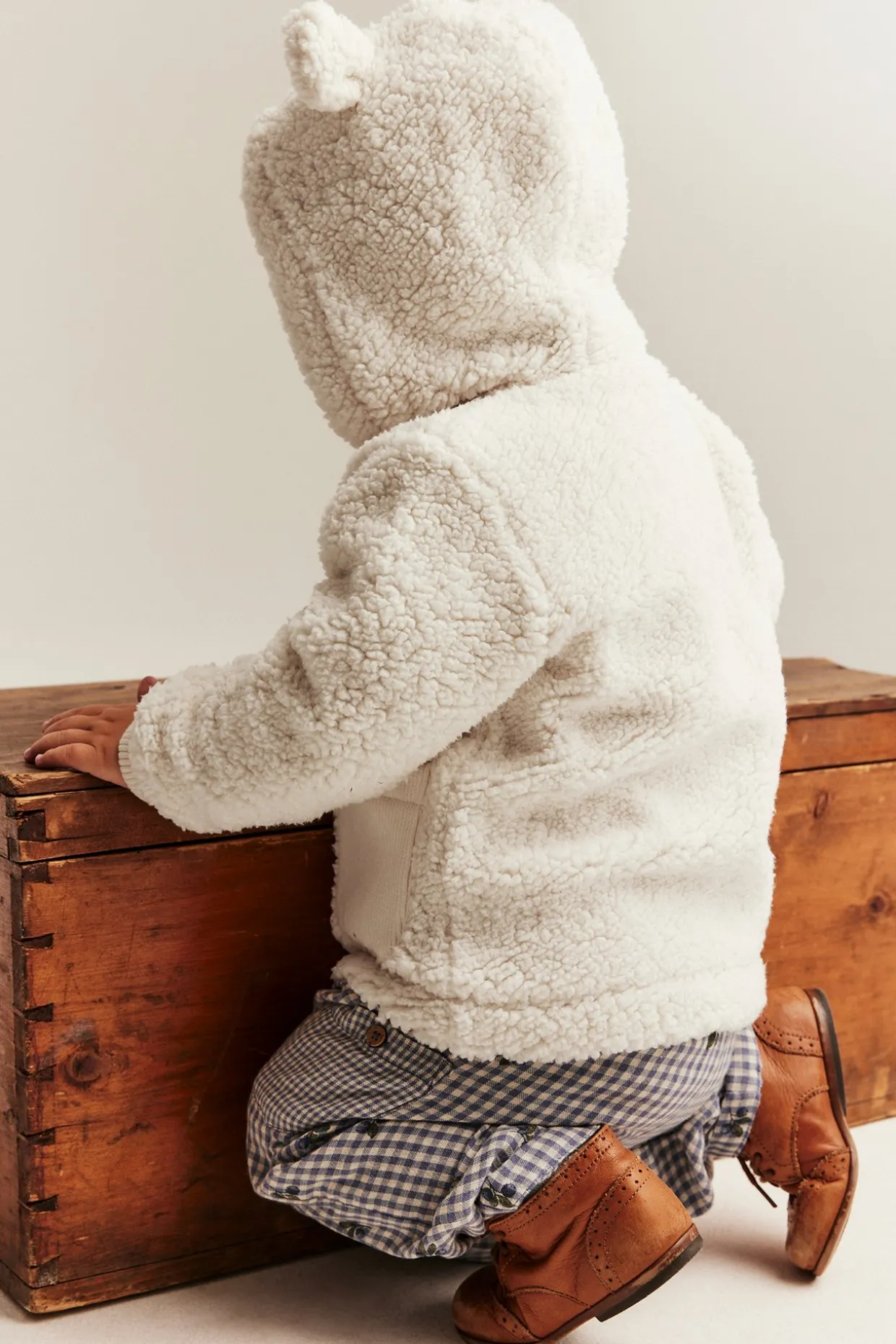Jakke i teddypels