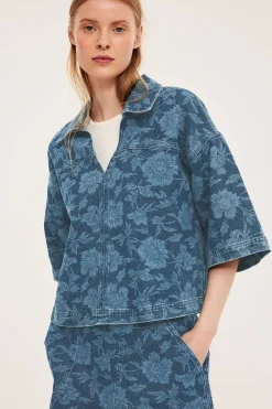 Jeansbluse