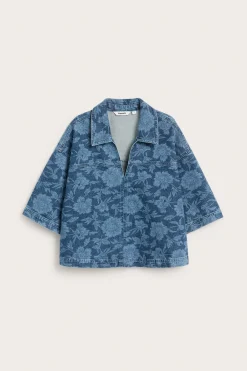 Jeansbluse