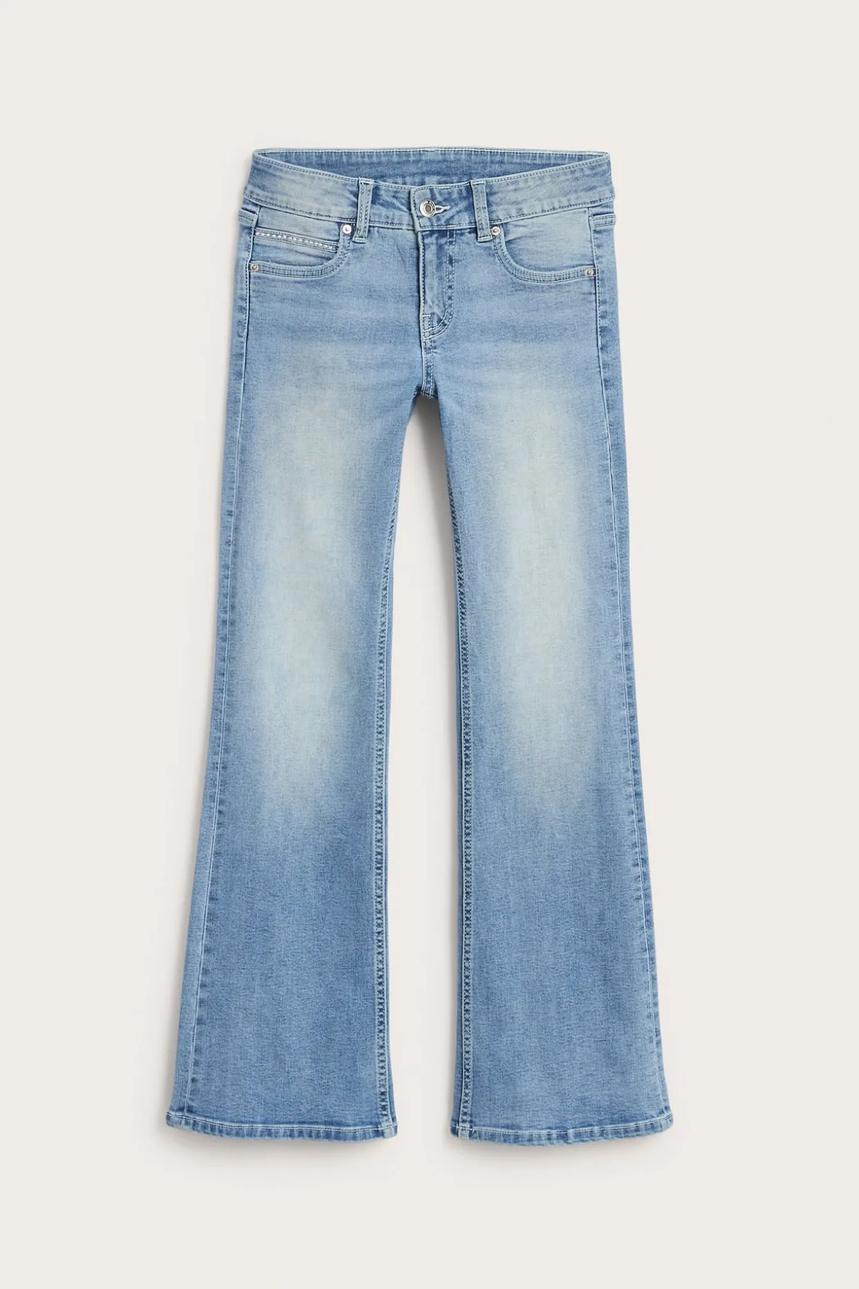 Jeans bootcut low waist