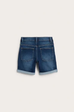 Jeansshorts i denimtrikot