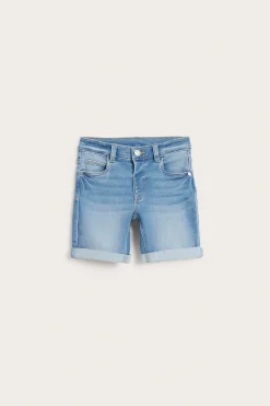 Jeansshorts i denimtrikot