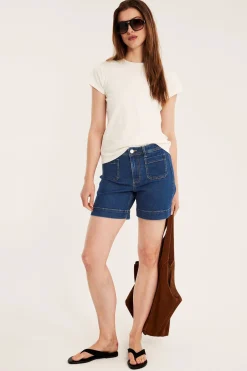 Jeansshorts med lommer