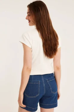 Jeansshorts med lommer