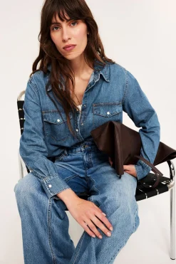 Jeansskjorte