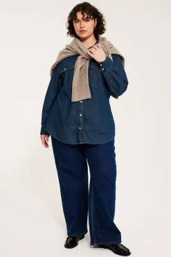 Jeansskjorte
