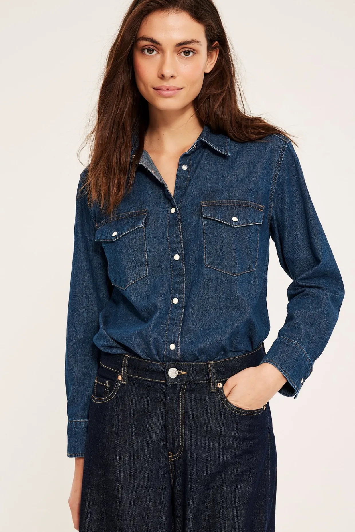 Jeansskjorte