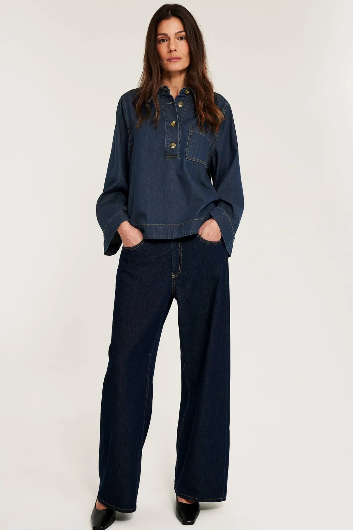 Jeansskjorte