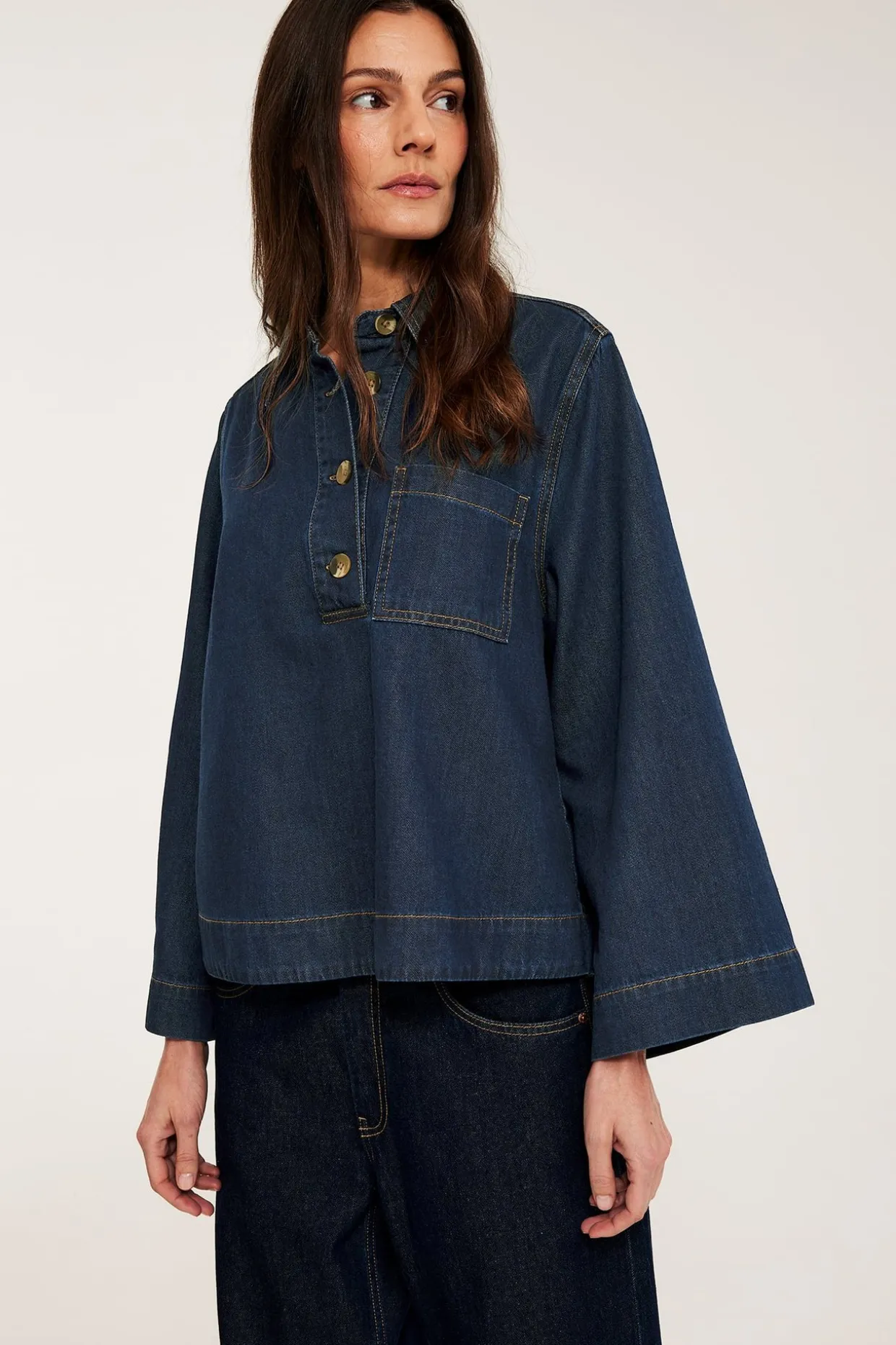 Jeansskjorte