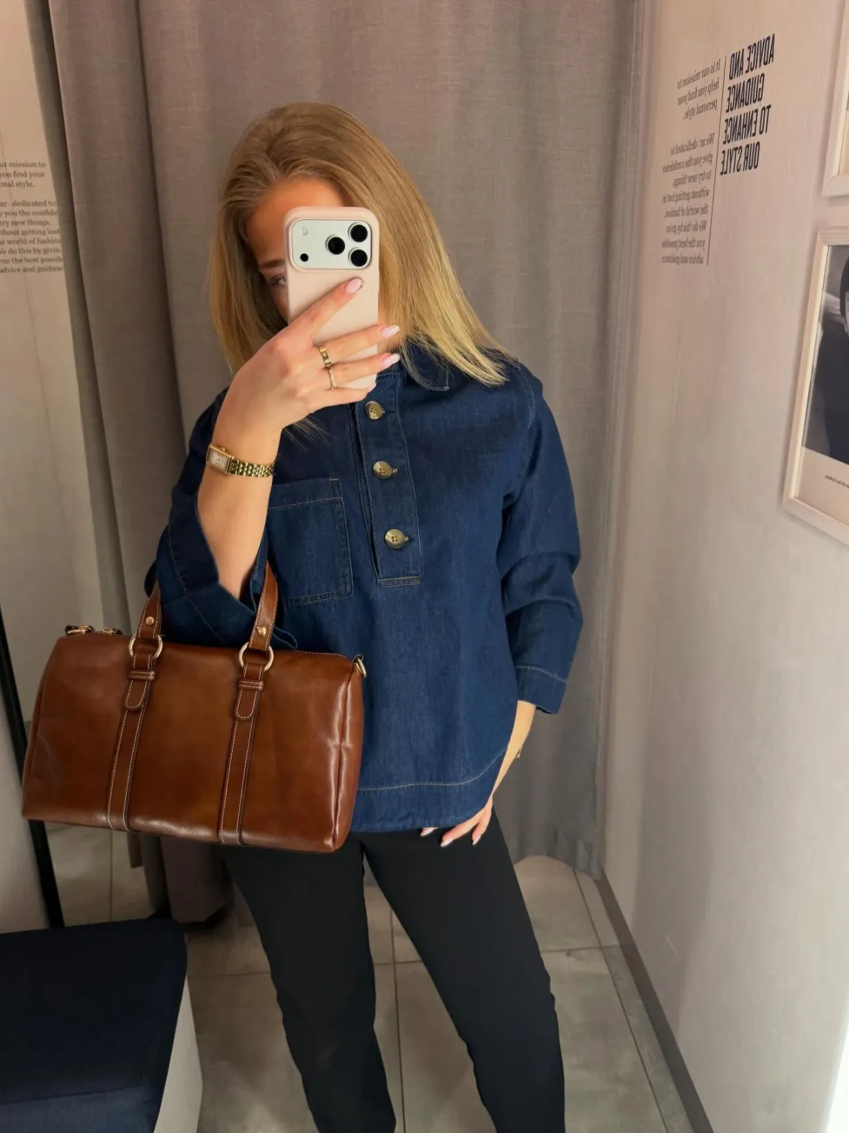 Jeansskjorte