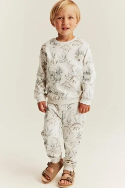 Joggebukse med dinosaurer
