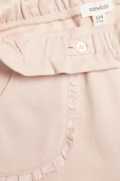 Joggebukser med blondedetaljer