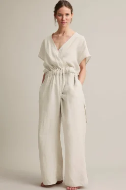 Jumpsuit i lin