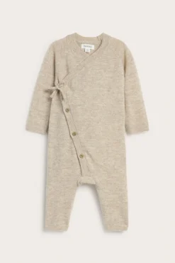 Jumpsuit i ull- og kasjmirblanding