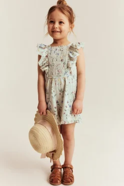 Jumpsuit med blomstermønster