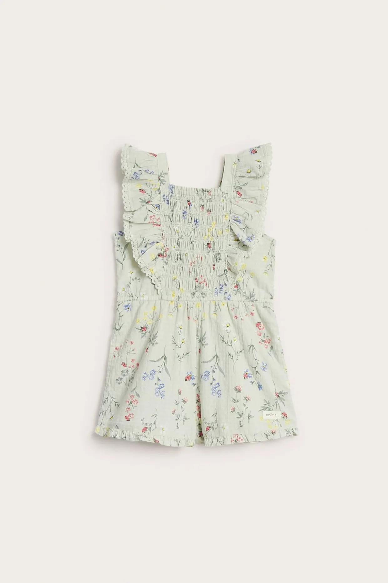 Jumpsuit med blomstermønster
