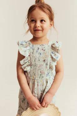 Jumpsuit med blomstermønster