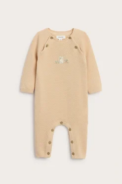 Jumpsuit med brodert kanin