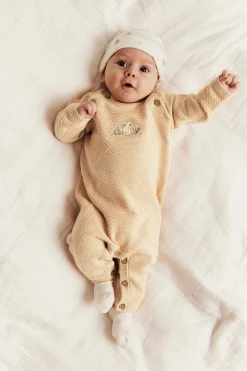 Jumpsuit med brodert kanin