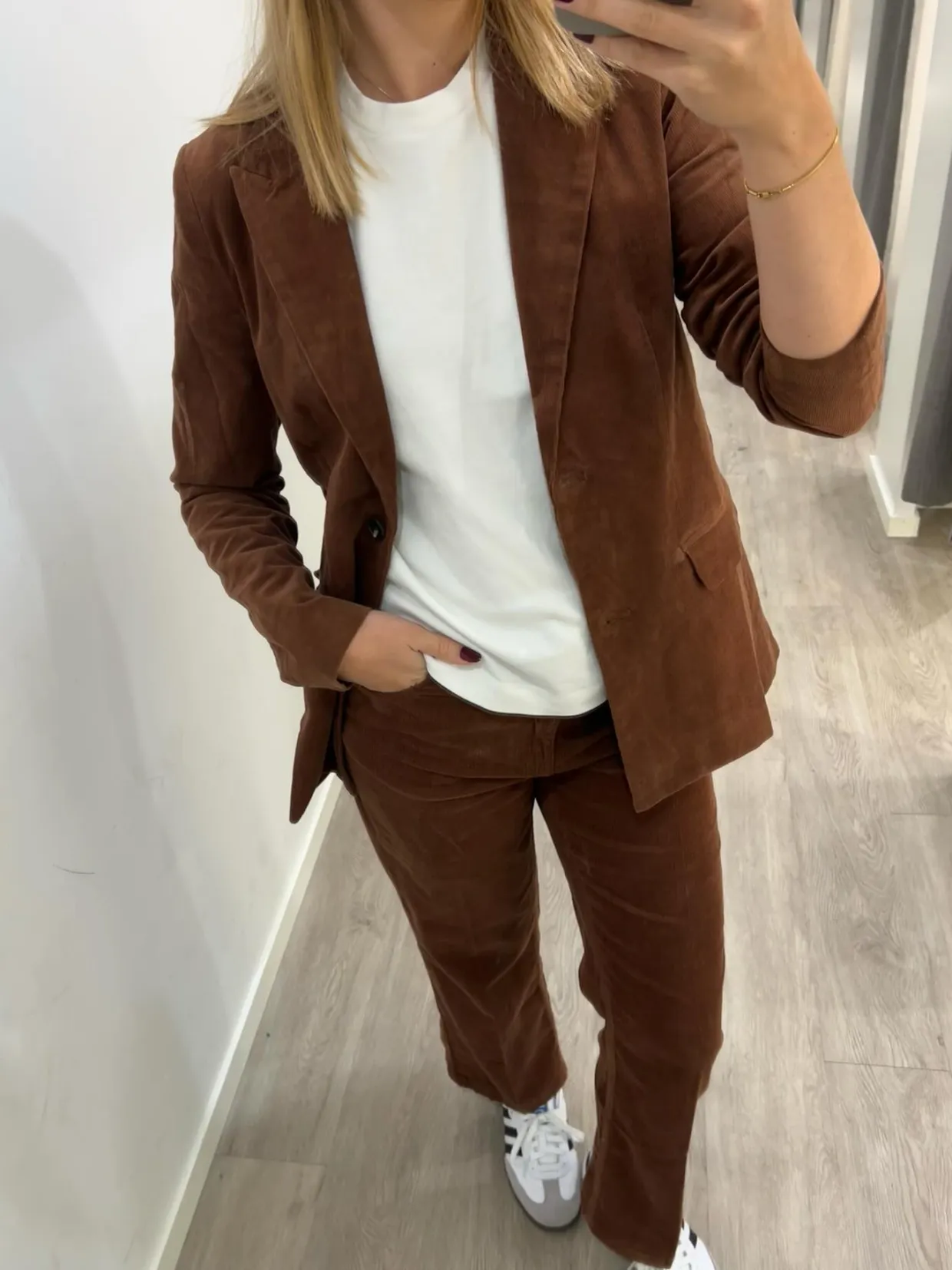 Kordfløyelsblazer