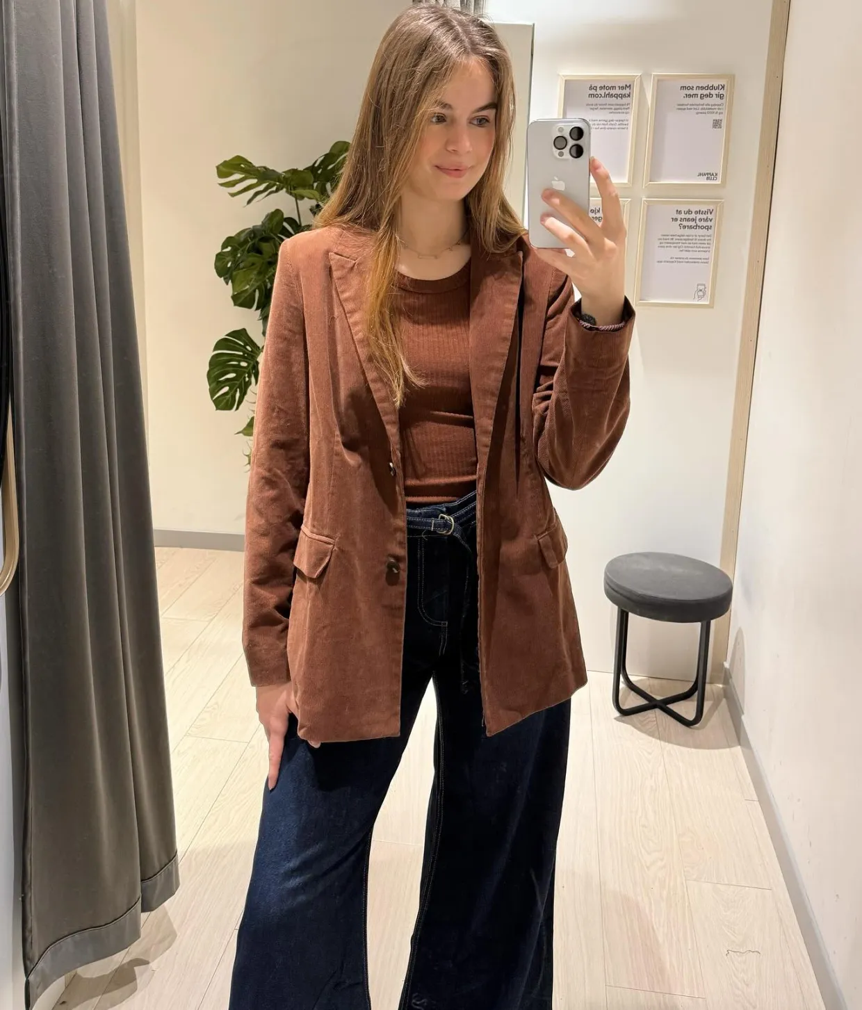 Kordfløyelsblazer