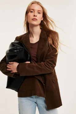Kordfløyelsblazer
