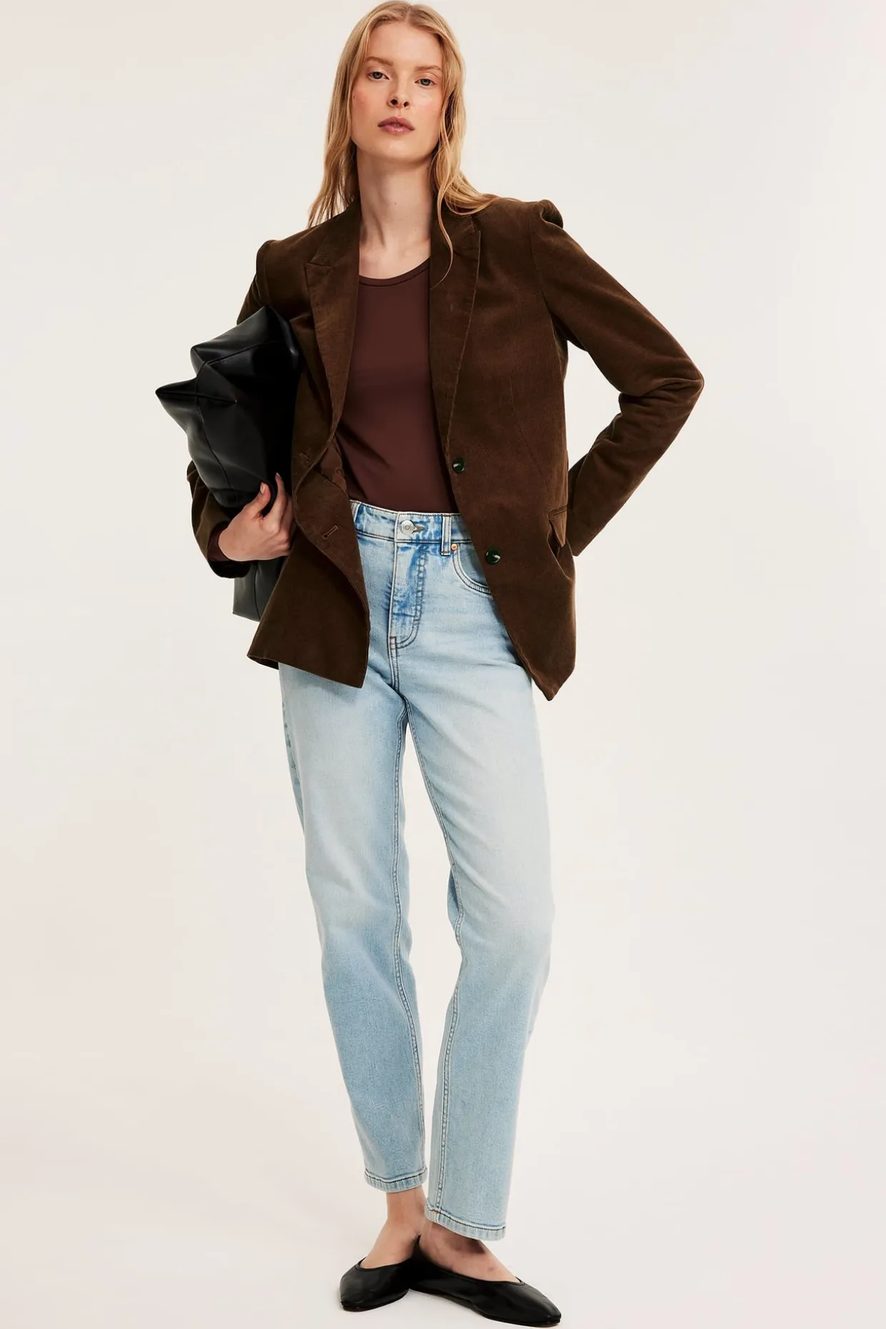 Kordfløyelsblazer