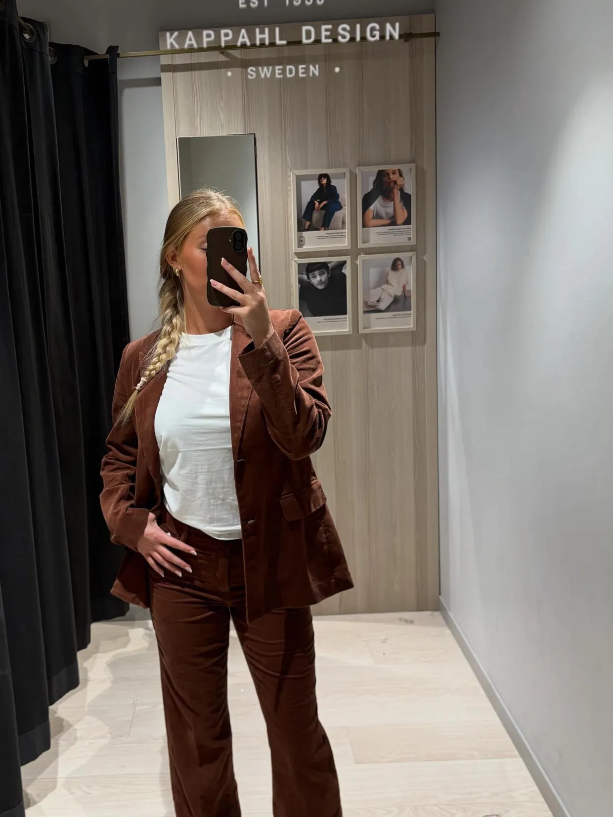 Kordfløyelsblazer