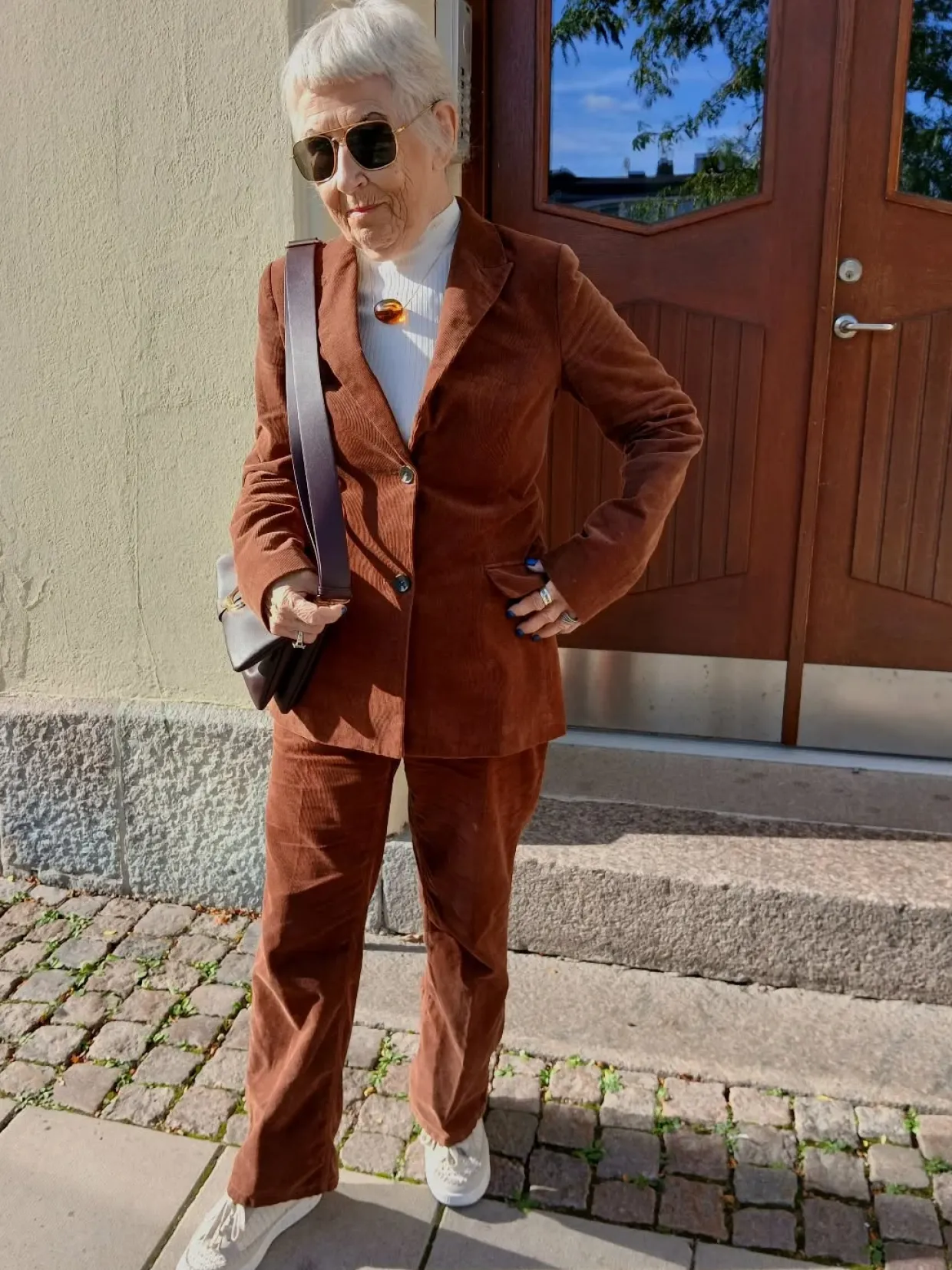 Kordfløyelsblazer