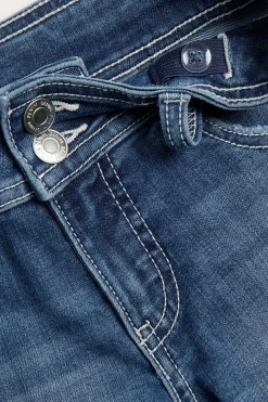 Korte jeansshorts med lav midje