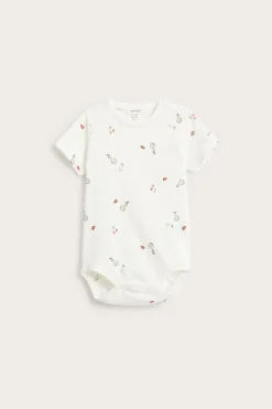 Kortermet body i flosset trikot
