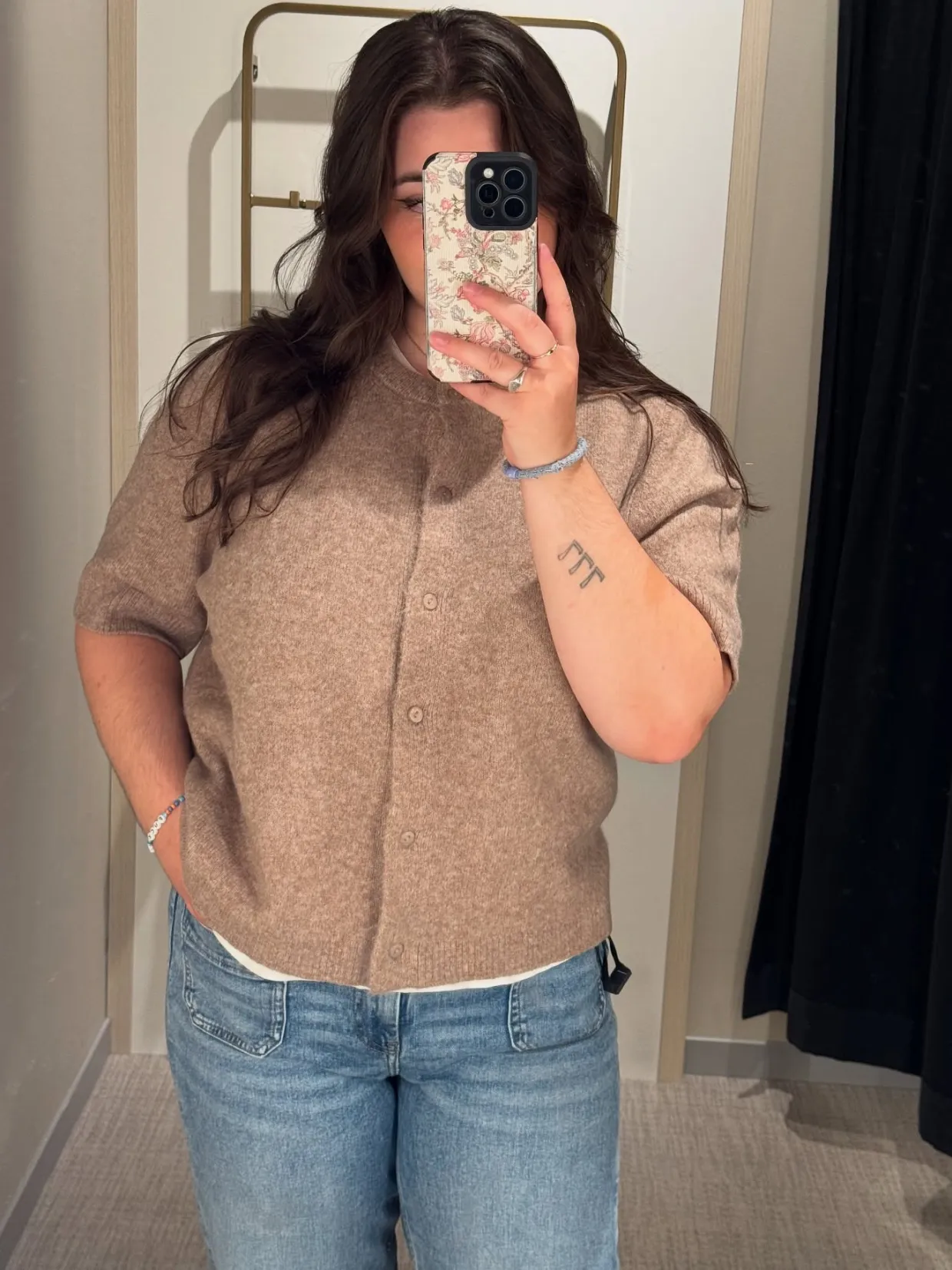 Kortermet cardigan