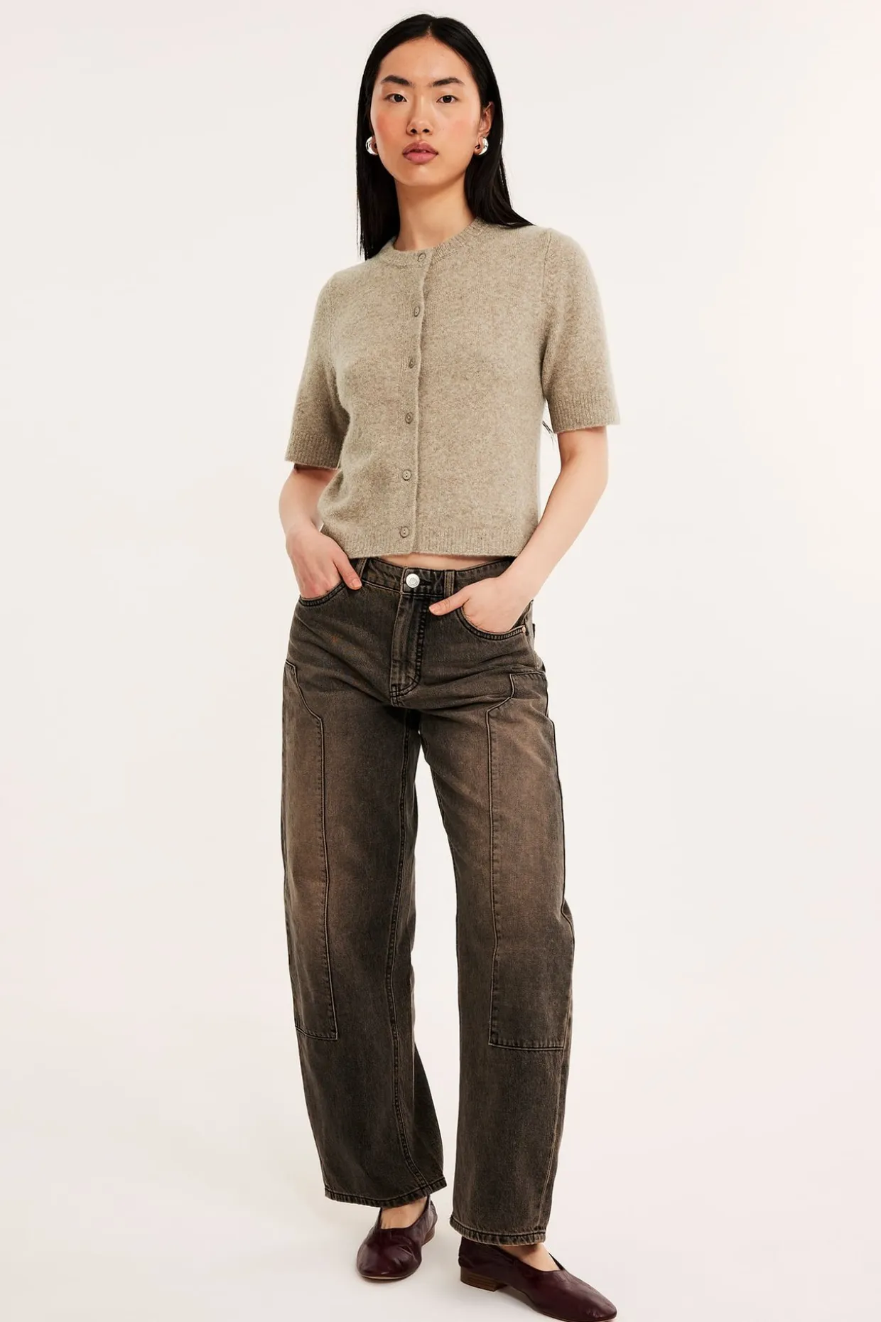 Kortermet cardigan