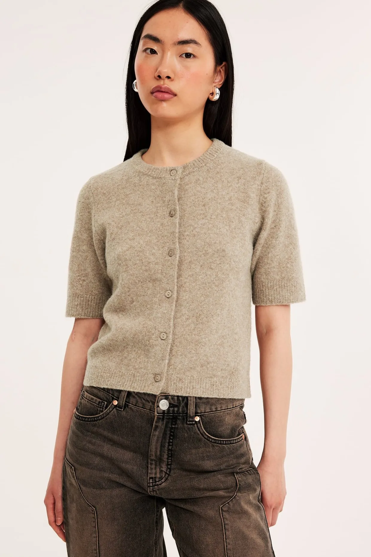 Kortermet cardigan