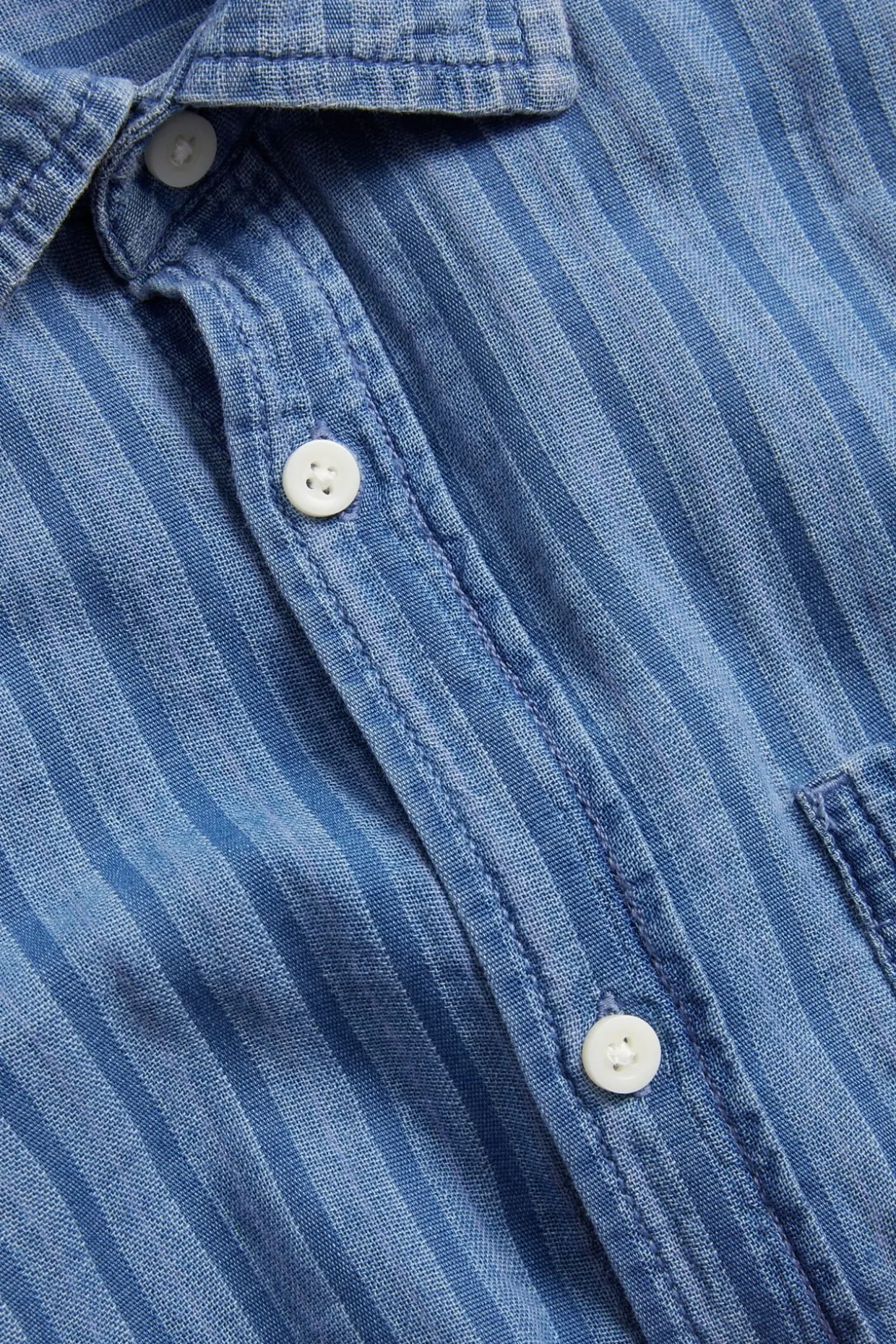 Kortermet jeansskjorte