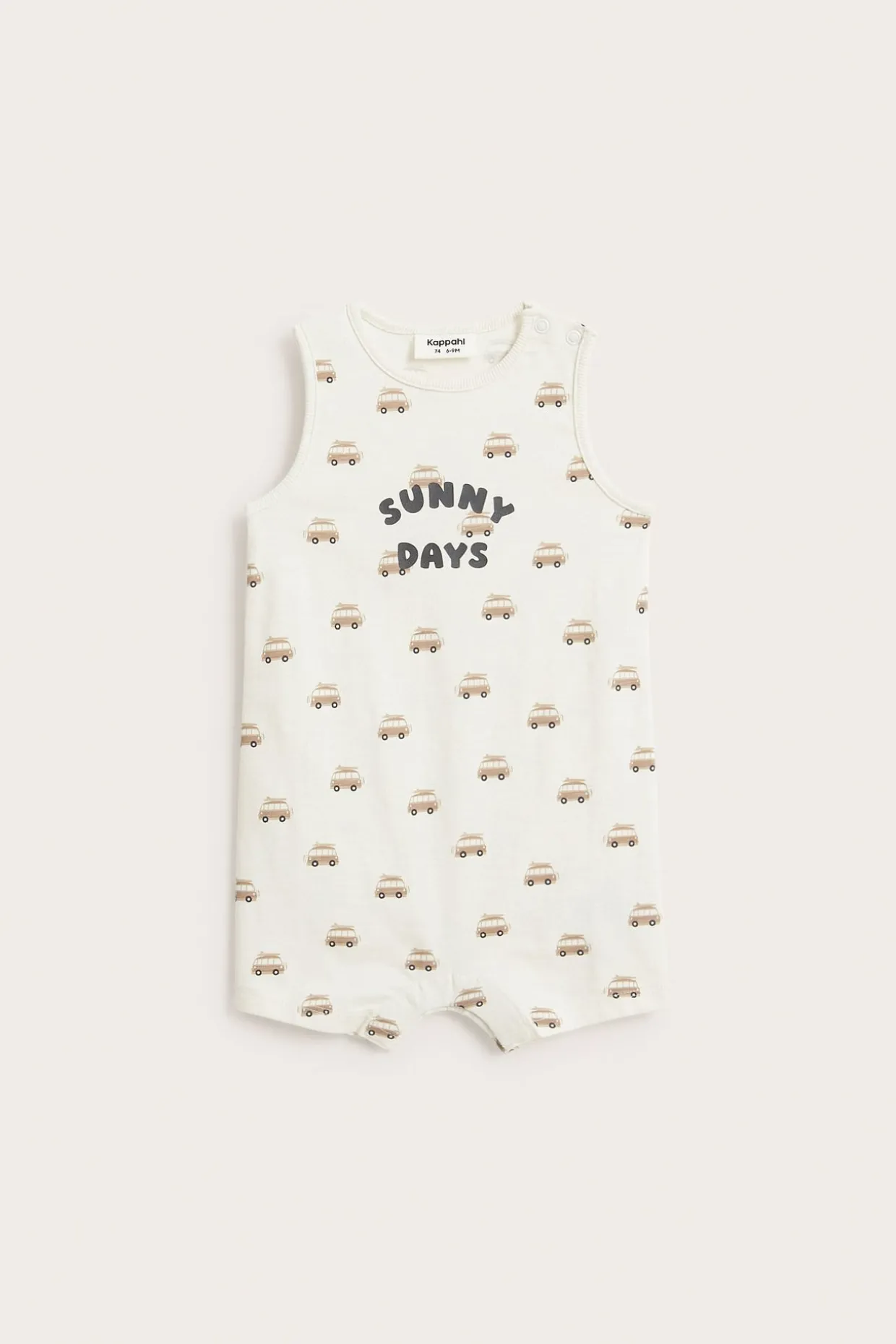 Kortermet jumpsuit med busser