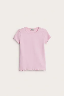 Kortermet ribbestrikket topp