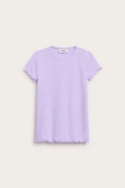 Kortermet ribbestrikket topp