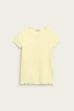 Kortermet ribbestrikket topp