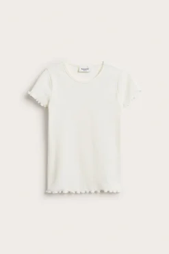 Kortermet ribbestrikket topp