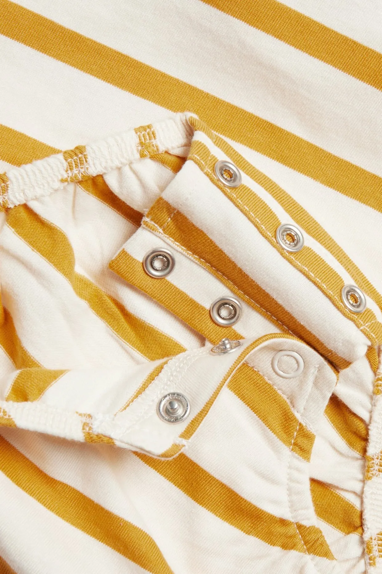 Kortermet stripete babybody