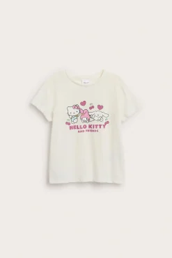 Kortermet topp med Hello Kitty