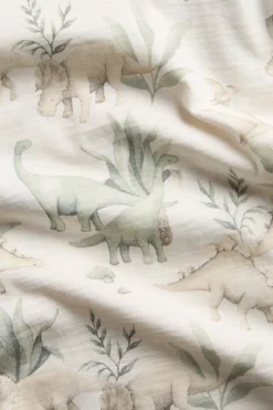 Kortermet T-skjorte med dinosaurer