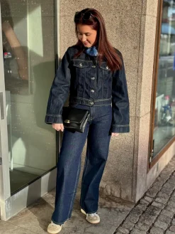 Kort jeansjakke