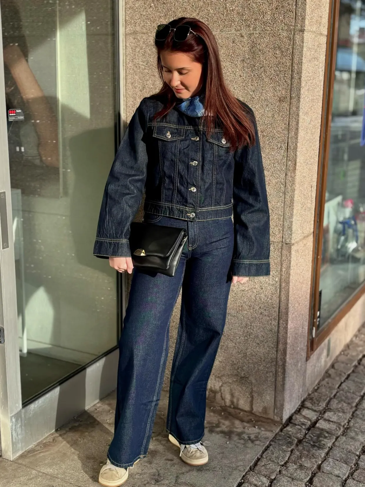 Kort jeansjakke
