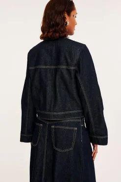 Kort jeansjakke