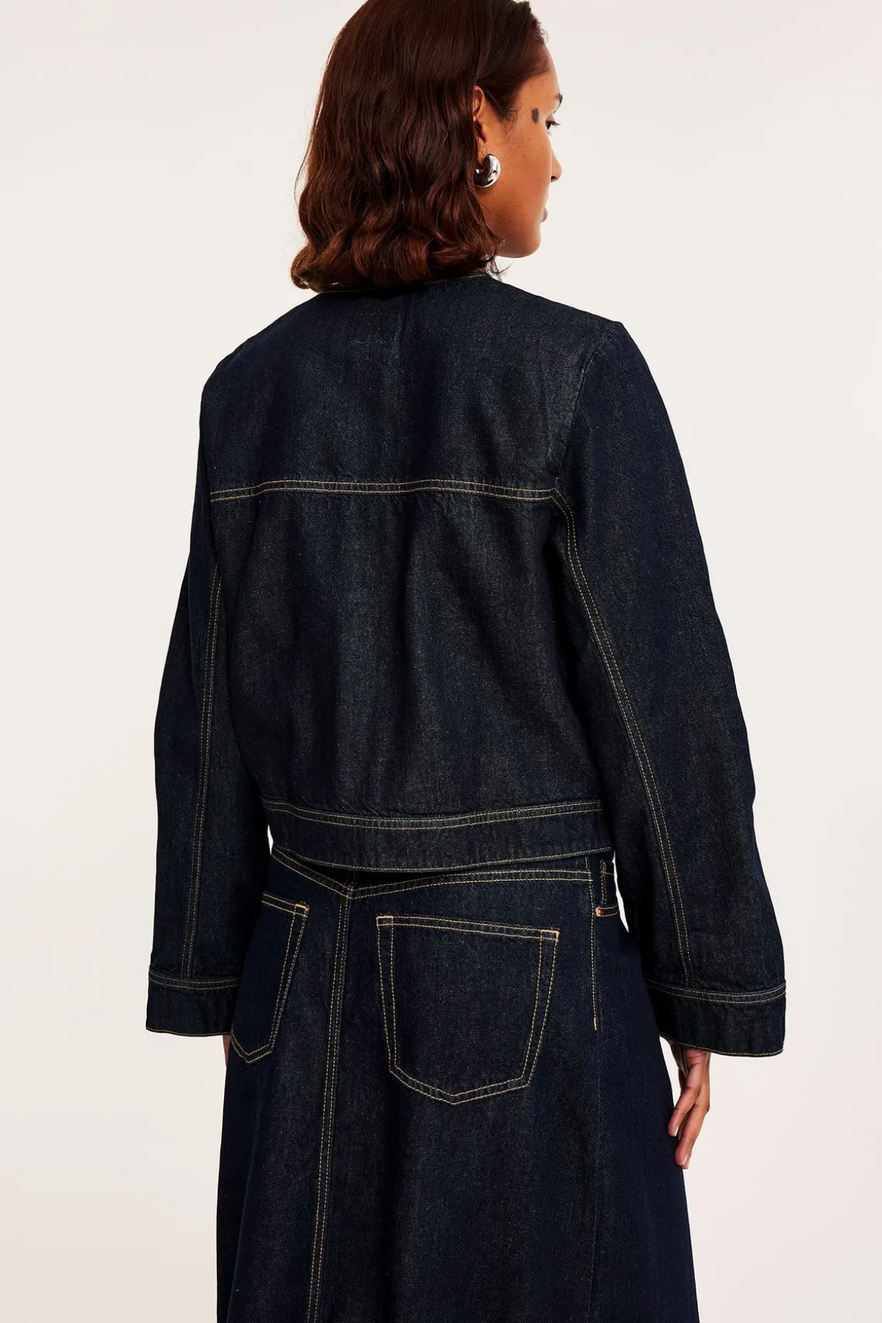 Kort jeansjakke