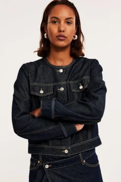 Kort jeansjakke