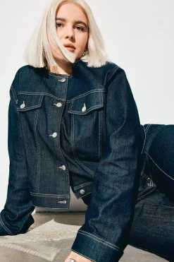 Kort jeansjakke
