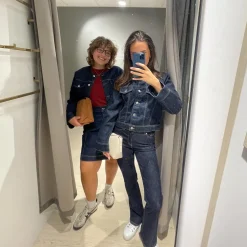 Kort jeansjakke
